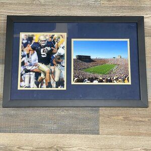 Signed Original Tom Zbikowski At The Notre Dame Stadium Football NFL Autograph